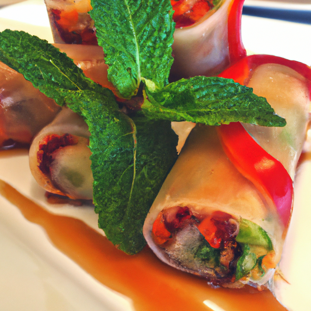 Spring Rolls with Semi-Cooked Foie Gras Delpeyrat - Recipes Pallace
