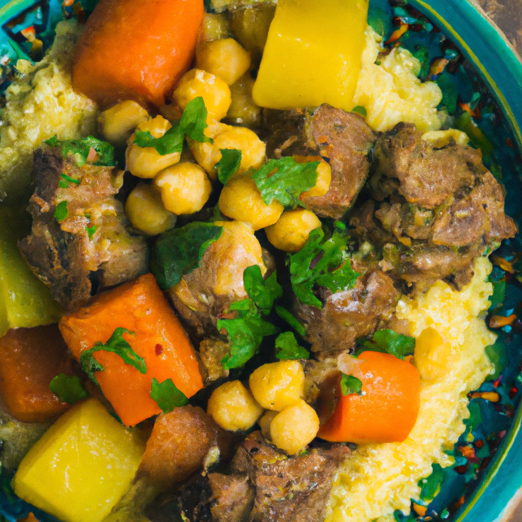 Fragrant Moroccan Beef Couscous with Garden Vegetables - Recipes Pallace