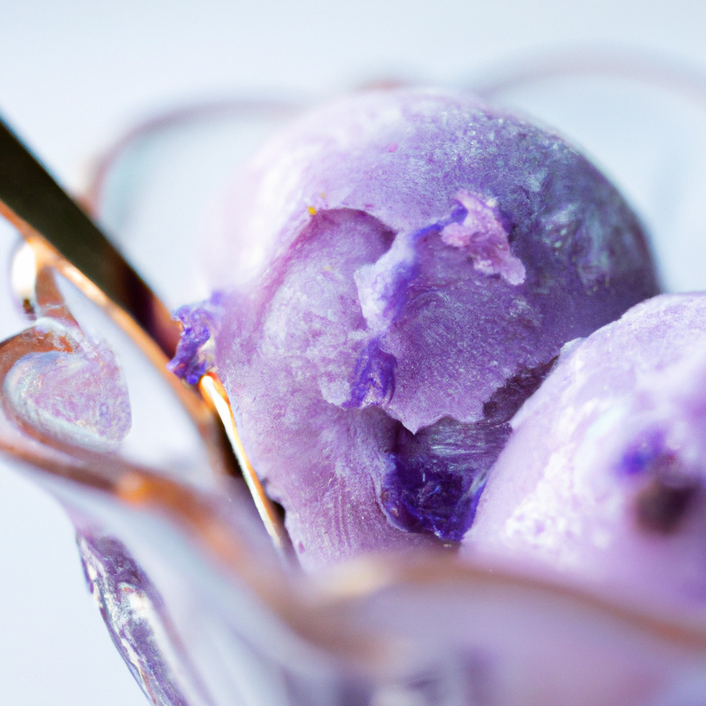 Violet Syrup Ice Cream: A Delicately Floral Frozen Treat - Recipes Pallace